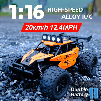 1:16 metal RC car, high-speed drifting, off-road racing car, boys toy car, 2.4GHz remote control, outdoor play toy, drift car, remote control car for kids, Australian toy - Blue - Size variable speed