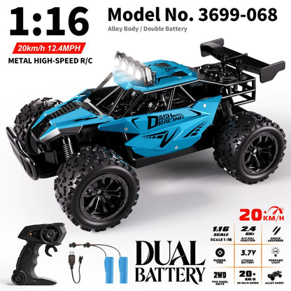 1:16 metal RC car, high-speed drifting, off-road racing car, boys toy car, 2.4GHz remote control, outdoor play toy, drift car, remote control car for kids, Australian toy - Blue - Size variable speed