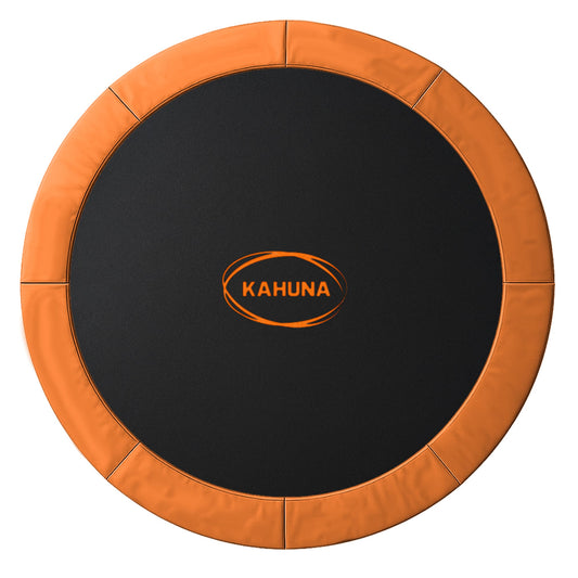 Kahuna 10ft Replacement Trampoline Safety Pad Cover and Jumping Spring Mat - Orange
