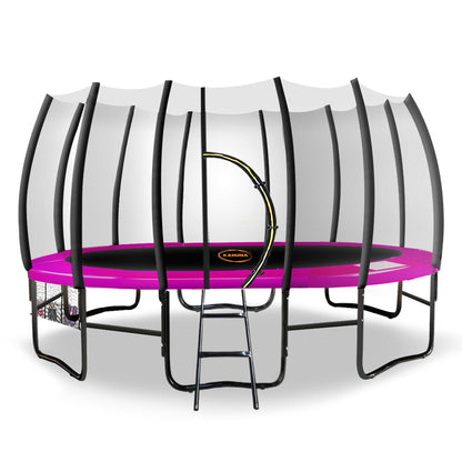 Kahuna Twister 12ft Springless Trampoline Outdoor Mat Pad Net Ladder