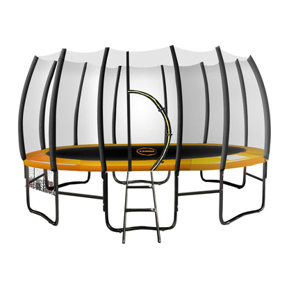 Kahuna Twister 12ft Springless Trampoline Outdoor Mat Pad Net Ladder
