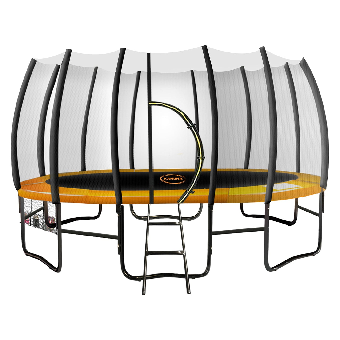 Kahuna Twister 14ft Springless Trampoline Outdoor Kids Safety Net Pad Mat